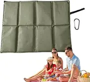 Camping Seat Pad | Folding Outdoor Sitting Mat | Foldable Backpacking Sit Mat with Carabiner, Portable Sitting Cushion for Beach Picnic Garden Park Camping