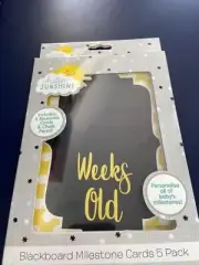 Hello Sunshine Chalkboard Milestone Cards - Brand New