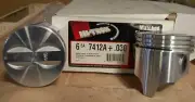 Hi-Tech 7412A.030 Set of 6 Pistons 230 Chevy