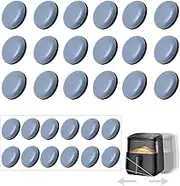 30 Pcs Kitchen Appliance Sliders, DIY Self Adhesive Magic Telfon, Self Stick Sliders Sliding Tray for Most Countertop Coffee Makers, Blenders, Air Fryers, Pressure Cooker,Stand Mixers