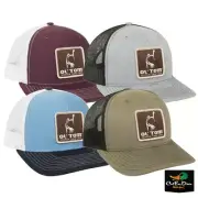DRAKE WATERFOWL OL' TOM TURKEY MESH BACK SNAP BACK PATCH LOGO BALL CAP HAT