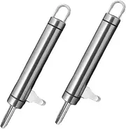 2pcs Nut Opener Stainless Steel Nuts Opener Chestnut Cutter Tool Nut Crackers Macadamia Opener Nut Shell Opener Hand Tool Metal Nut Splitter Portable Nut Open Tools Nut Accessories
