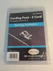 Baby Lock CORDING FOOT 3 Cord ESG-CF3