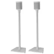 Pair Of Sanus Speaker Stands For Sonos One, SL & Play1 & 3 in White (WSS22-W2)