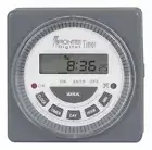 7 Day Digital Timer Versatile Programmable Clock 8 Program Manual Push Button