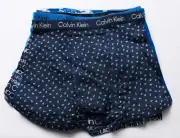 Calvin Klein Boy's Cotton Stretch 6-Pack Boxer Brief HT3 Blue Size: Medium NWT