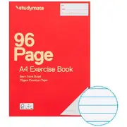 Studymate A4 70gsm 8mm Ruled Exercise Book 96 Page
