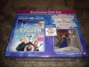 FROZEN WAL-MART EXCLUSIVE BLU-RAY DVD GIFT SET INFINITY ANNA DISNEY NEW SEALED