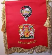 Custom UK Scottish Scotland Irish Ireland Clan Family Name Reunion Banner Flag