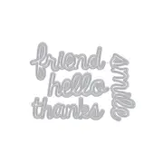 Hero Arts Friend Words Fancy Dies