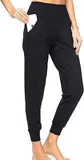 [Kcutteyg] Womens Joggers with Pockets, Lightweight Quick Dry Athletic Workout Soft Pants for Gym, Yoga, Running