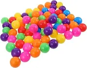 Milisten 100pcs Mini Beach Balls for Boys and Girls Ocean Balls Playpen Set Enhance Coordination Observation Skills Safe Plastic Materials