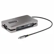 StarTech DKM31C3HVCPD laptop dock/port replicator Wired USB 3.2 Gen 2 (3.1 Gen 2) Type-C Grey