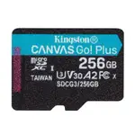 金士頓 CANVAS GO PLUS 4K MICROSD 卡 256GB