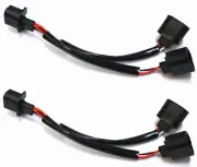 Splitter Wire P 9008 H13 Two Harness Head Light Replacement Female Plug Adapter (for: Nissan)