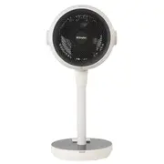 Dimplex Heat & Cool Air Circulator Pedestal Fan - White Black
