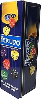 Paul Lamond Perudo Vertical Dice Game, Classic Liar Dice, 2-6 Players, Ages 3+ (Manufacturer's Recommended Age 36+), Multicolor, Portable, Strategy Game