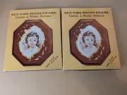 Lot Of 2 Old Time Photo Frames 5” X 4” In Box MCM Wedding Home Decor