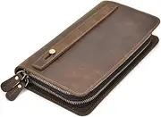 [DLUXCA] 1pcs Retro Men's Clutch Bag Large Capacity Hand Wallet Business Fashion Men's Wallet