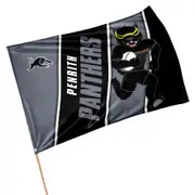 Penrith Panthers NRL Retro Mascot Design GAME DAY Pole Flag Banner