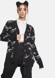 [Dangerfield] T-Rex Bonez Cardigan