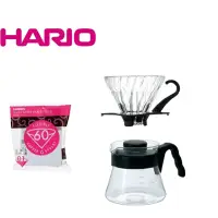 在飛比找蝦皮購物優惠-『ZI COFFEE』HARIO V60黒色01玻璃濾杯咖啡