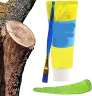100g Tree Wound Pruning Sealer, Tree Wound Dressing with Brush, Sealer Healing Paste, Bonsai Grafting Paste, Quick Recovery of and Bonsai Pruning