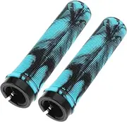 Abaodam 2pcs Non Slip Outdoor Bike Grips Locking Handlebar Grips for Mountain Bicycles Scooters Comfortable Replacement for Enhanced Control Safety