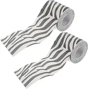 2pcs Zebra Print Toilet Paper Stylish Self Adhesive Wrap for Bathroom Decor Soft and Durable Tissue Fun Patterns for Everyday Essential Use