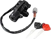 CACNPDPHZH Ignition Switch Fuel Cap Seat Lock Key Fit for Suzuki GSX-R GSXR 600 750 1000 2006-2018 2014 2015 2016 GSXR600 GSXR750 GSXR1000