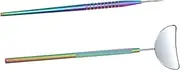 Happyyami 1Set Eyelash Rod Mirror Kit Salon Lash Grafting Tool for Eyelash Extension and Curling Durable Beauty for Professional and Home Use