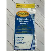 EnviroCare Secondary Micron Filter for Hoover Futura Spectrum 2ct