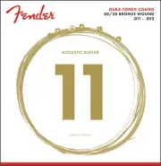 NEW Fender 80/20 Dura-Tone 11-52 Acoustic Guitar Strings - 073-0880-003