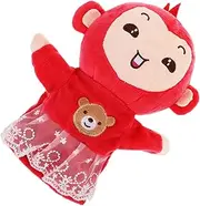 UPKOCH Plush Monkey Hand Puppet Interactive Cartoon Toy for Boys and Girls Parent-boy Girl Storytelling Soft Plush Material Engaging Bedtime Fun for Creative Play