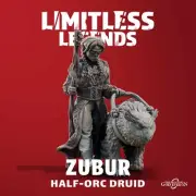 Half-orc Druid - Zubur - Female | Limitless Legends | D&D Miniature 75mm
