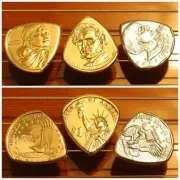 3 Dollar Coin Guitar Picks + Gibson Les Paul Guitar SG Neck Standard Custom ART