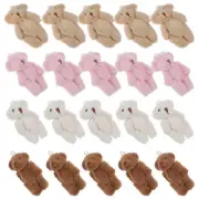 20 Pcs Party Favors Tiny Plush Plush Toy Doll Bear Tiny Bear