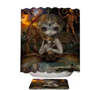 Fine History Art Unseelie Court Famine Spider Fairy Shower Curtain