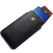 for Vivo Y52 5G (2021) Leather Cover Vertical Belt Case with Magnetic Closure