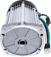 ZHOZHUT 60V / 72V Electric Tricycle Motor 1200W / 2200W Electric Tricycle Four-Wheeler High-Power DC Brushless Motor, 4-Hole Flat Shaft 18-Tooth Motor, Pure Copper Core Motor