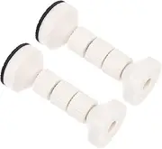 HONMEET 2sets Shake Bumper for Toddlers Bed Rails Adjustable Bed Risers Stopper Rail 2pcs*2