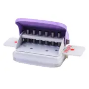 6 Hole Handheld Metal Paper Puncher 5 Sheet Capacity for A4 A5 B5 Notebooks