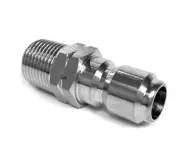 8.707-140.0 Pressure Washer Stainless Steel Quick Connect Plug 1/4 Male NPT