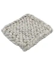 BIDKhome Chain Knitted Trivet 8X8 Wool