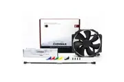 Noctua 140mm (120mm Mounts) Swap Edition 1500RPM Fan - Chromax Black (NF-A15-HS-PWM-CH-BK-S)