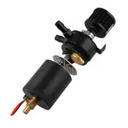 Oil Catch Can Kit Reservoir Car Fuel Tank 2-Port W/Drain Valve Breather Baffled (for: Honda Civic)