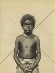 Australian Aboriginal Boy, Early 1900's Photo - 6" x 8" Print