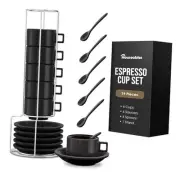 Espresso Cup Set, Espresso Cups Stackable, Expresso Cups, Demitasse Cup with