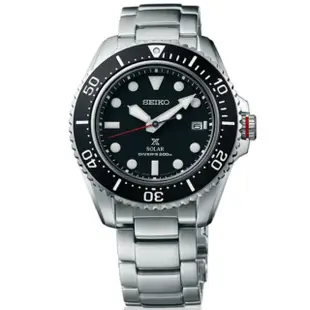 【SEIKO 精工】PROSPEX系列 水鬼 可樂圈 防水200米 太陽能潛水腕錶 SK044 母親節 禮物(兩款可選)