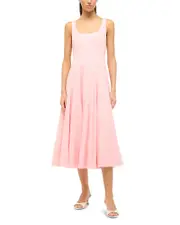 Staud Wells Dress in Pearl Pink 16